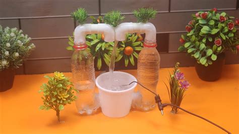 How To Make A Beautiful Easy Plastic Bottle Water Fountain Making At