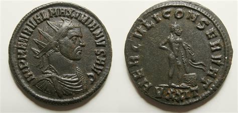 Roman Empire Antoninianus Maximianus I Herculius First Reign