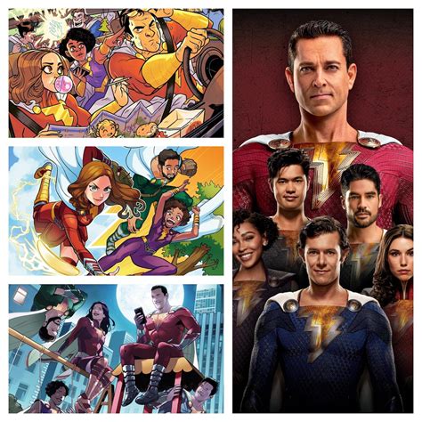 DC reveals 'Shazam' and 'Shazamily Matters' variant covers out in 2023