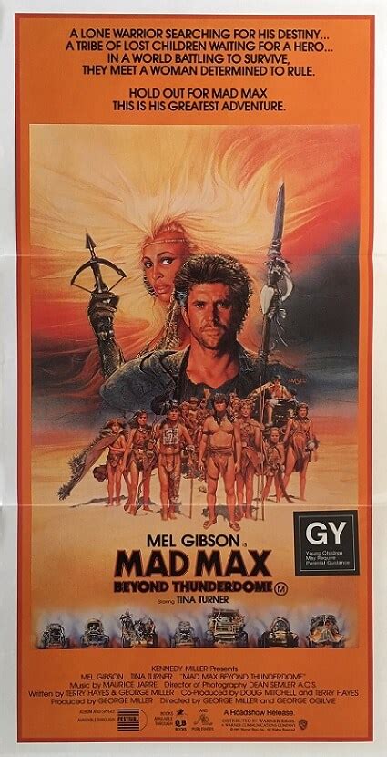 Mad Max Beyond Thunderdome : The Film Poster Gallery