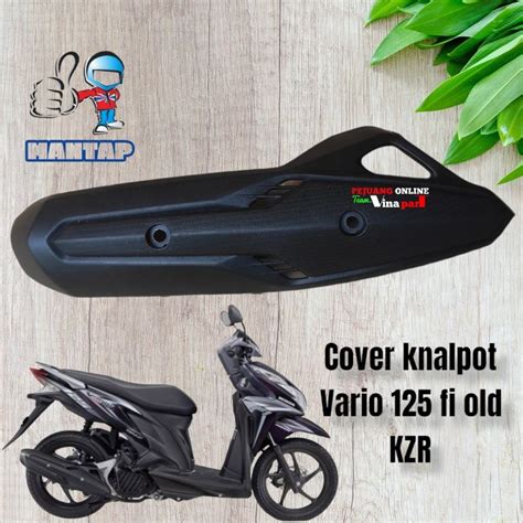 Jual Cover Tutup Pelindung Knalpot Vario Techno 125 Vario 125 Fi Old Kzr Shopee Indonesia