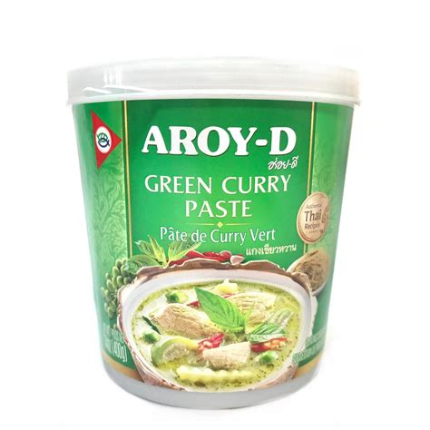 Thai Green Curry Paste 400g Tub By Aroy D Thai Food Online Authentic Thai Supermarket