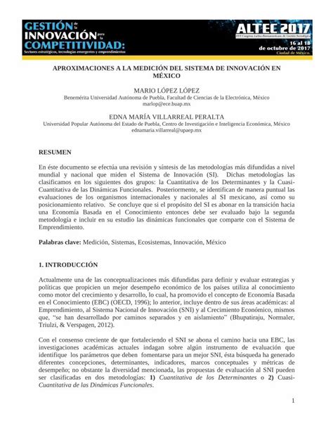 Pdf Aproximaciones A La Medici N Del Sistema De Aproximaciones