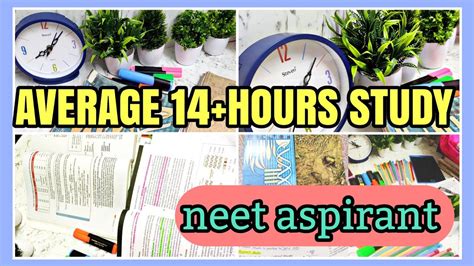 14 Hours Study Vlog A Day In Life Of A Neet Aspirant Study