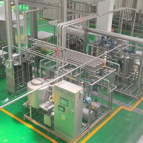 Hot Sale Full Auto CIP Cleaning Turnkey Milk Processing Line Milk