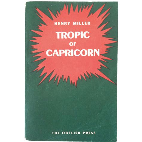 Tropic Of Capricorn Miller Henry English Libreriaclio