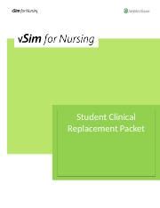 Vsim Sabina Docx Student Clinical Replacement Packet CONCEPT MAP