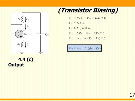 Transistor Bias Circuit Ppt