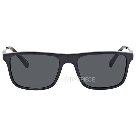 Emporio Armani Dark Grey Square Mens Sunglasses Ea4151 500187 56