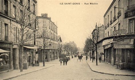 L Ile Saint Denis Carte Postale Ancienne Et Vue D Hier Et Aujourd Hui