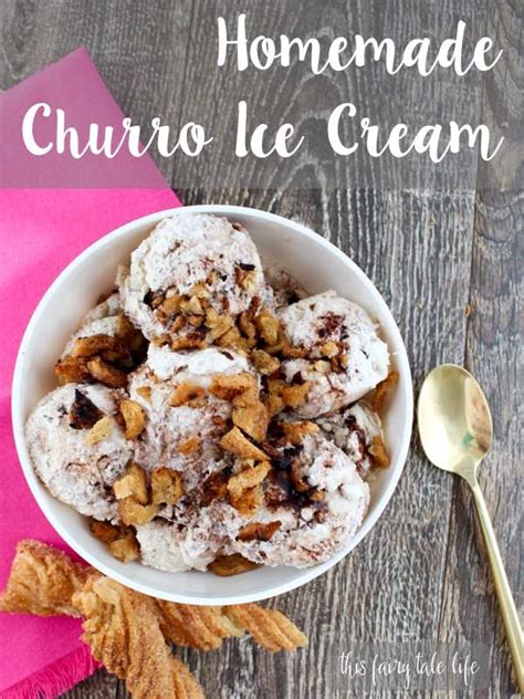 Churro Ice Cream Recipe - This Fairy Tale Life