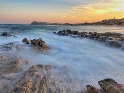 Premium Photo Cabo San Lucas Sea Of Cortez At Sunset