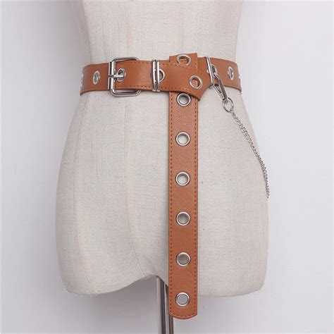 Newest Design Detachable Waist Belt Chain Punk Hip Hop Trendy Women