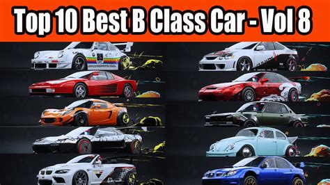 Top 10 Best B Class Car In NFS Unbound Vol 8 YouTube