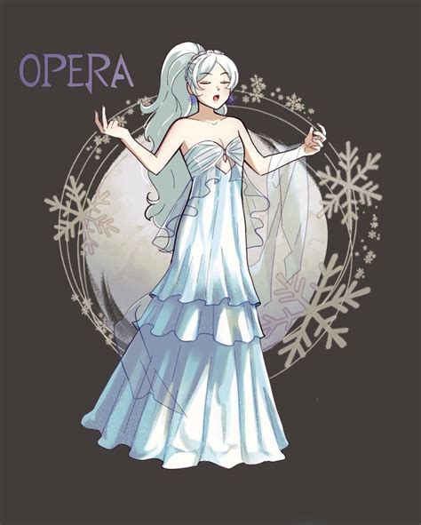 white opera, an art print by relba kompaore - INPRNT