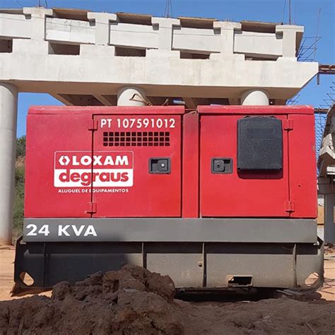 Locação de Aluguel de Gerador de Energia 22kVA diesel Loxam