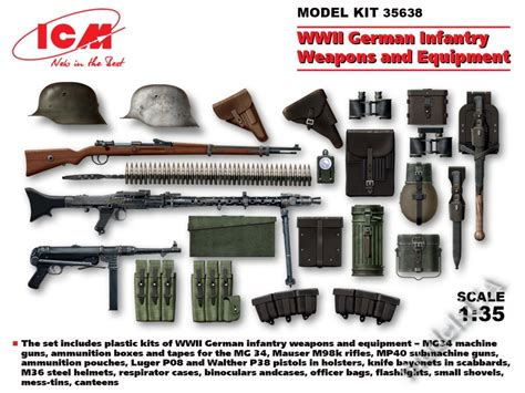 ModelsUA FIGURES 1 35 WWII German Infantry Weapons And Equipment 1