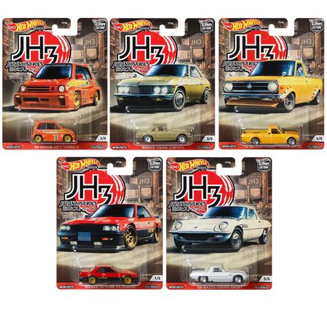 Hot Wheels Car Culture Japan Historics 3 Mix 2 Vehicle Case