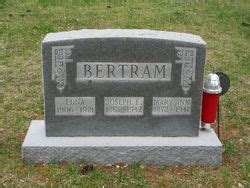 Joseph Eugene Bertram M Morial Find A Grave