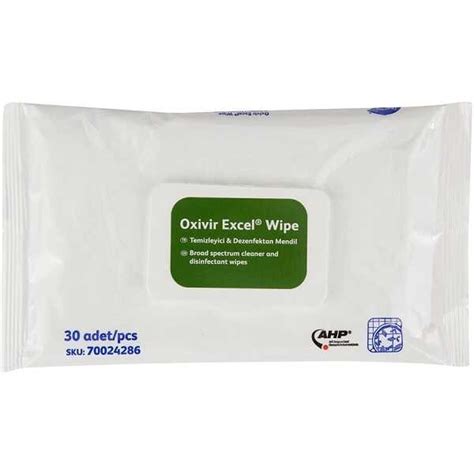 Diversey Oxivir Excel Wipe Dezenfektan Mendil Lu