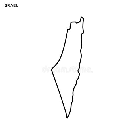 Outline Map Of Israel