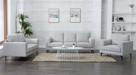 Light Grey Color Sofa Baci Living Room