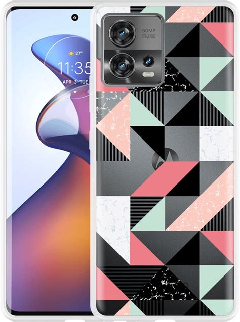 Cazy Hoesje Geschikt Voor Motorola Edge 30 Fusion Geometric Artwork Bol