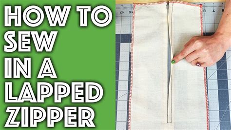 How To Sew A Lapped Zipper Into Anything Sew Anastasia YouTube