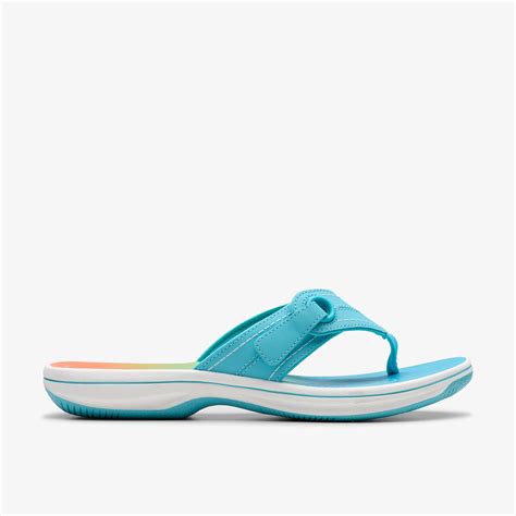 Tongs Breeze Reyna Turquoise Ombr Es Cloudsteppers Femmes Clarks