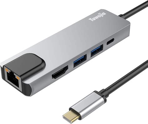 New 4 in 1 Type C to 4K HDMI RJ45 LAN Gigabit Ethernet USB 3.0 Hub ...