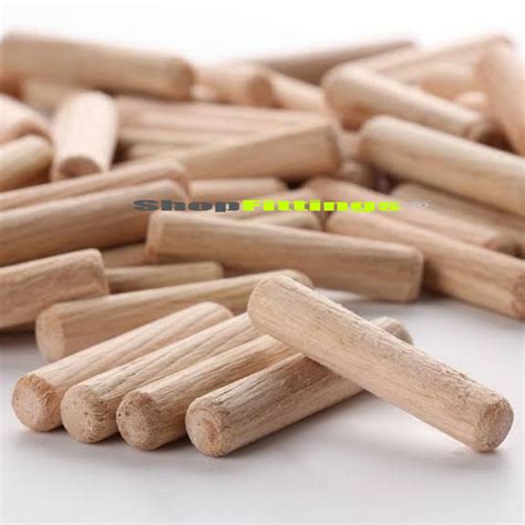 Jual Dowel Kayu Pasak Ulir Pen Stik Bulat Wood Dowels Pin Mm X