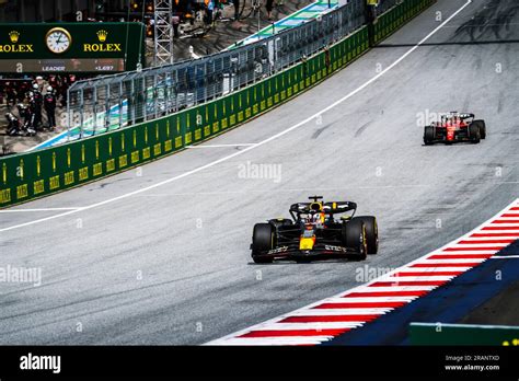 Red Bull Ring Spielberg Austria 2 July 2023 Max Verstappen During