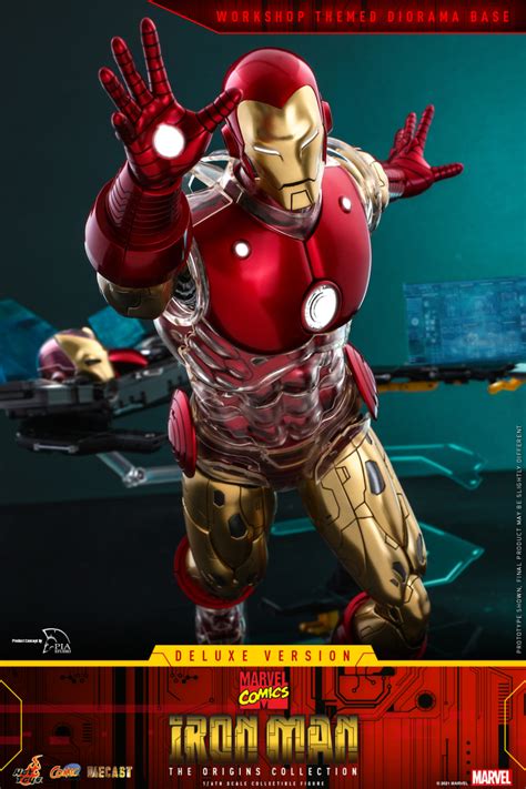 Hot Toys CMS07D37 漫威漫畫鋼鐵人1 6 比例合金收藏級人偶 豪華版 The Origins Collection
