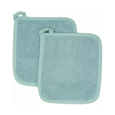Ritz Royale Collection Terry Pot Holder Hot Pad Set Dew Meses Sin Intereses