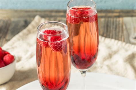 Sparkling Kir Royale Cocktail Savored Sips