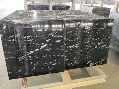 Black Juparana Granite Polished Black Granite Flooring Tiles - Natural ...