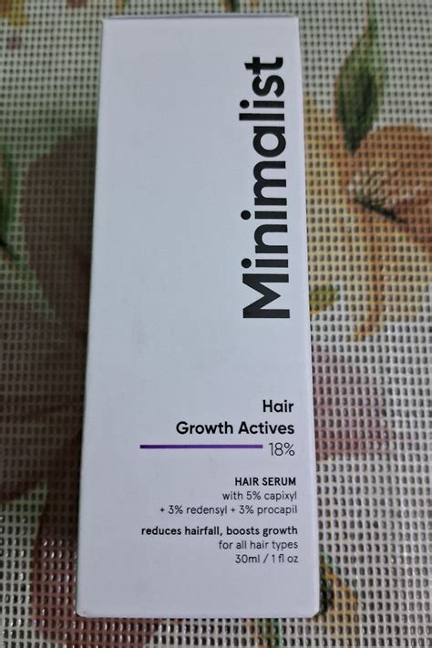 Minimalist Hair Growth Actives 18 Serum For Scalp Capixyl Redensyl