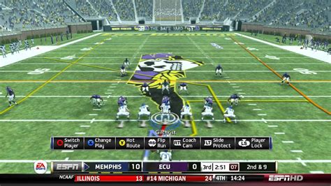 Memphis Ncaa Football Dynasty Week Vs East Carolina Youtube