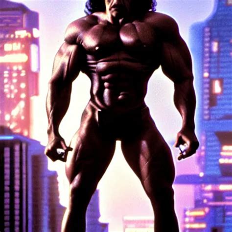 Lou Ferrigno Cyberpunk Hercules Stable Diffusion