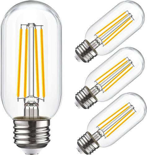 Amazon Bluestars Pack T T Tubular E Edison Led Light Bulb