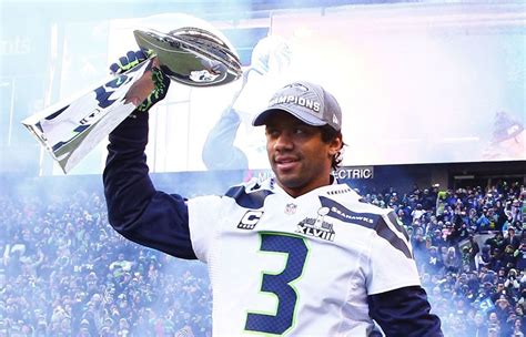 Russell Wilson Super Bowl Trophy