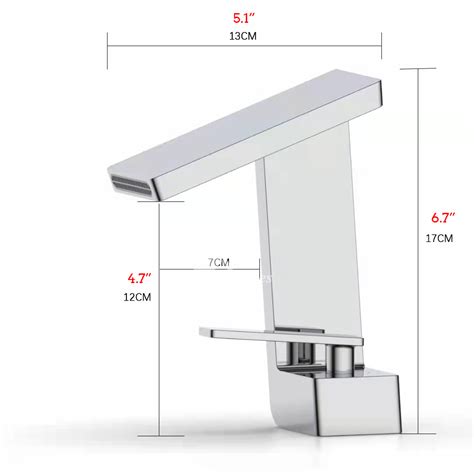 Brass Waterfall Bathroom Sink Faucets Hot And Cold Water Faucet Matte Black Chrome Silver