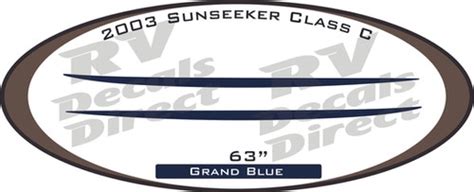 Sunseeker Forest River Class C Replacement Rv Decals And Graphics