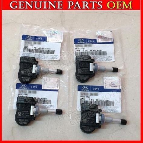 NEW TPMS Tire Pressure Monitoring Sensor 4PCS fits Hyundai Equus KIA ...