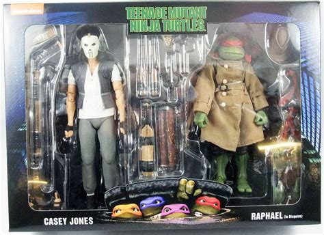 Teenage Mutant Ninja Turtles Neca 1990 Movie Casey Jones And Raphael