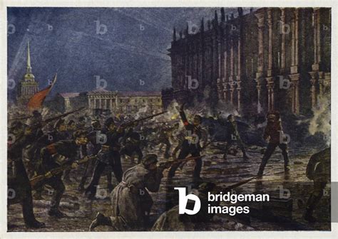 Image of Storming the Winter Palace, Petrograd, Russia, October ...