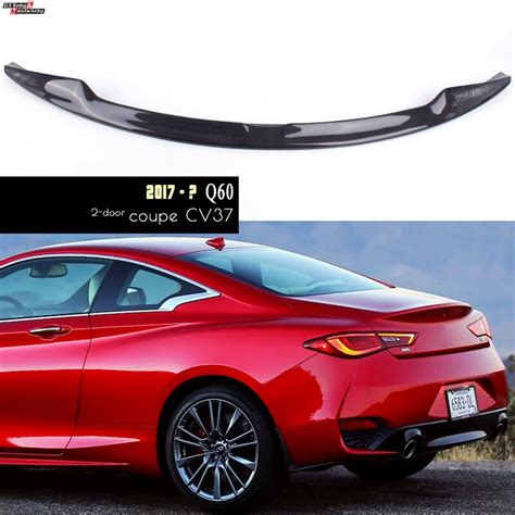 Q Cf Spoiler Carbon Fiber Rear Deck Spoiler Boot Wing For