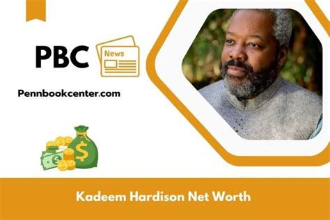 Kadeem Hardison Net Worth 2025: How Much Does He Earn From Acting?