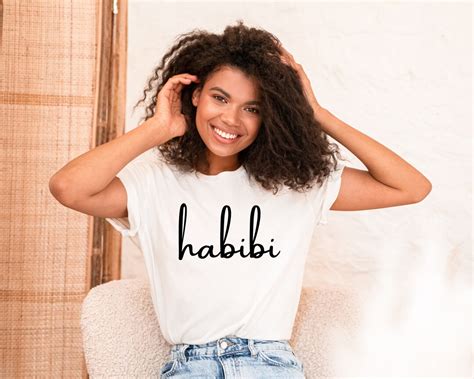 Habibi Arabic Writing Unisex T Shirt Etsy