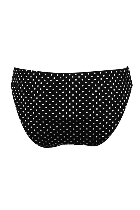 Sicily Bikini Brief In Black White Pour Moi